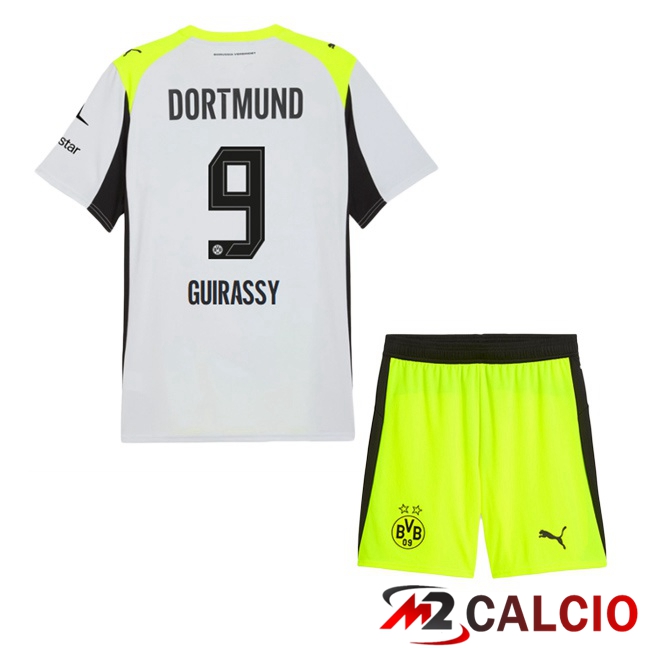 Maglie Calcio Personalizzate,Tute Calcio Squadre,Maglia Nazionale Italiana Calcio | Maglie Calcio Dortmund BVB (Guirassy 9) Bambino Seconda Grigio Verde 2025/2026 Maglie Calcio Personalizzate,Tute Calcio Squadre,Maglia Nazionale Italiana Calcio | Maglie Calcio Dortmund BVB (Guirassy 9) Bambino Seconda Grigio Verde 2025/2026