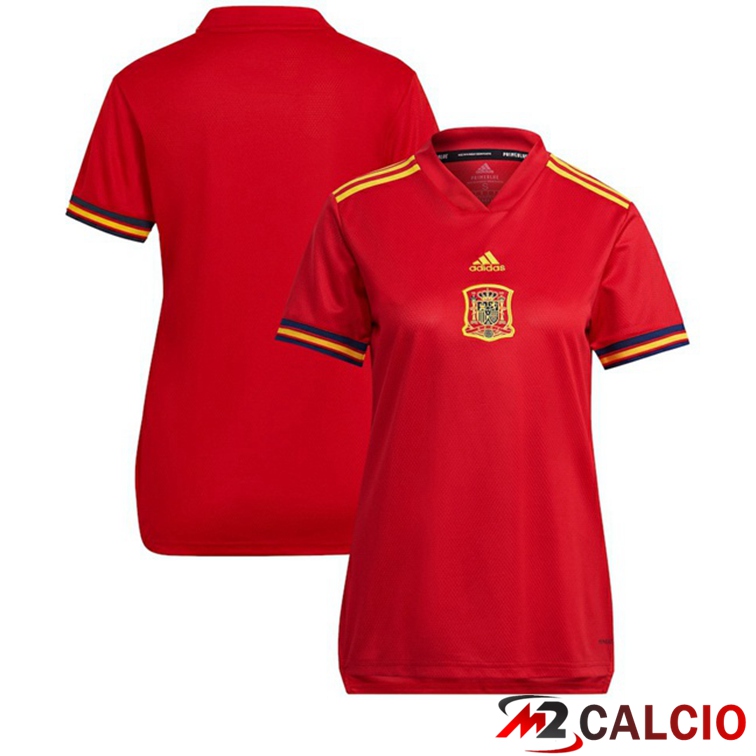 Maglie Calcio Personalizzate,Tute Calcio Squadre,Maglia Nazionale Italiana Calcio | Maglia calcio Spagna Donna Prima Rosso Euro 2022 femminile