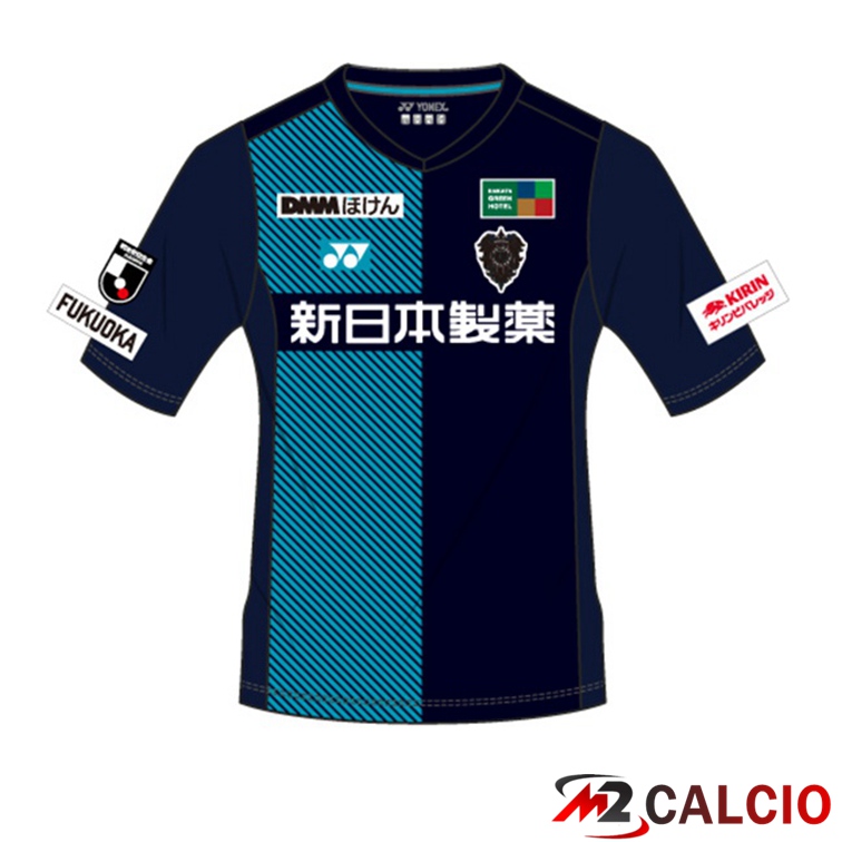 Maglie Calcio Personalizzate,Tute Calcio Squadre,Maglia Nazionale Italiana Calcio | Maglie Calcio Avispa Fukuoka Prima Blu 2022