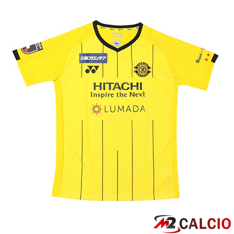 Maglie Calcio Personalizzate,Tute Calcio Squadre,Maglia Nazionale Italiana Calcio | Maglie Calcio Kashiwa Reysol Prima Giallo 2022