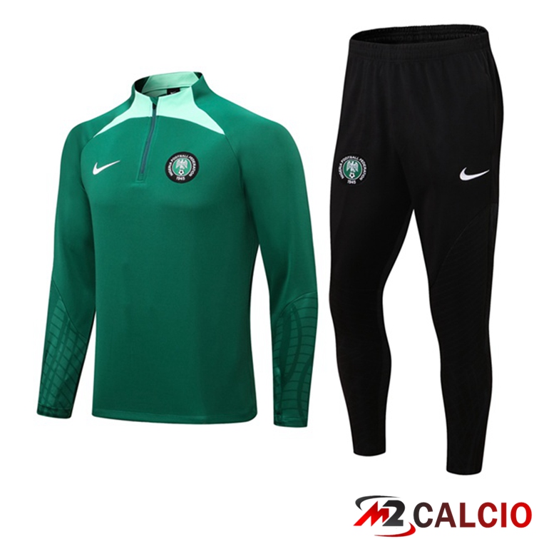 Maglie Calcio Personalizzate,Tute Calcio Squadre,Maglia Nazionale Italiana Calcio | Insieme Tuta Calcio Nigeria Verde 2022/2023