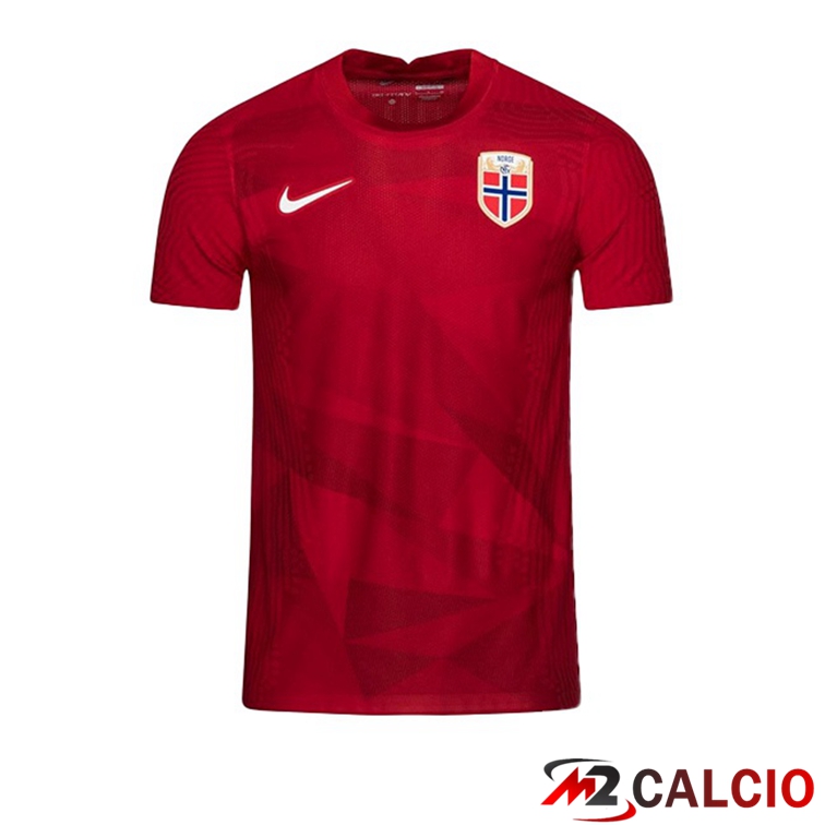 Maglia calcio Norvegia Donna Prima Rosso Euro 2022 femminile