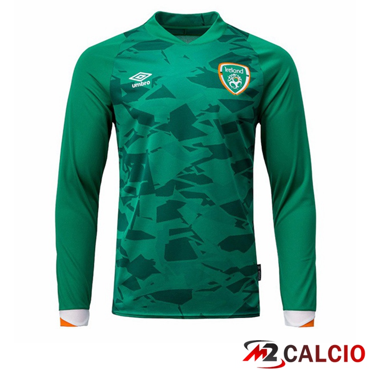 Maglie Calcio Personalizzate,Tute Calcio Squadre,Maglia Nazionale Italiana Calcio | Maglia calcio Irlande Prima Manica Lunga Verde 2022/2023