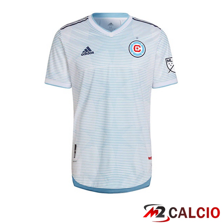 Maglie Calcio Personalizzate,Tute Calcio Squadre,Maglia Nazionale Italiana Calcio | Maglia Calcio Chicago Fire FC Seconda Bianco 2022