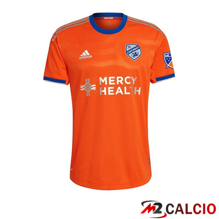 Maglie Calcio Personalizzate,Tute Calcio Squadre,Maglia Nazionale Italiana Calcio | Maglia Calcio FC Cincinnati Seconda Arancione 2022