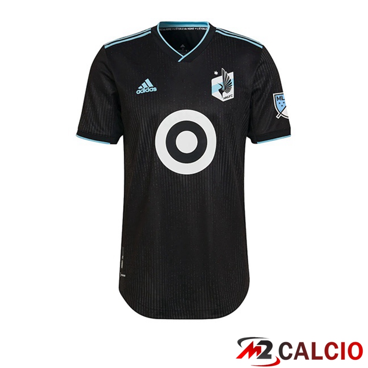 Maglie Calcio Personalizzate,Tute Calcio Squadre,Maglia Nazionale Italiana Calcio | Maglia Calcio Minnesota United Prima Nero 2022