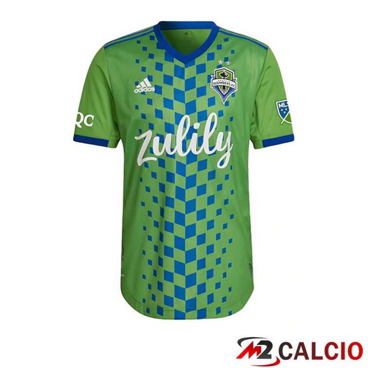 Maglie Calcio Personalizzate,Tute Calcio Squadre,Maglia Nazionale Italiana Calcio | Maglia Calcio Seattle Sounders FC Prima Verde 2022