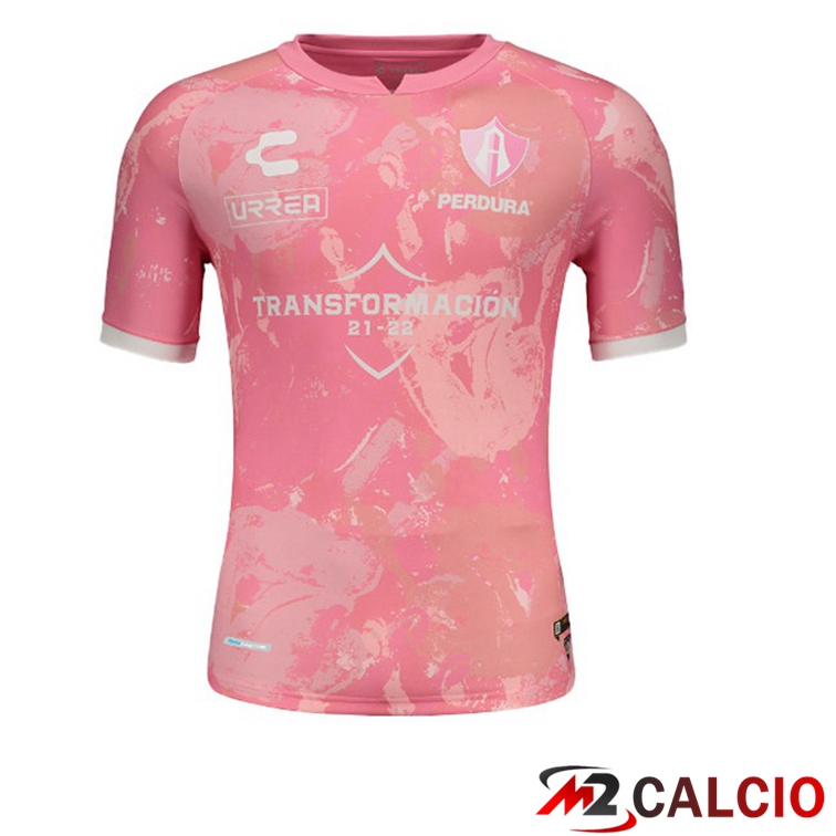 Maglie Calcio Personalizzate,Tute Calcio Squadre,Maglia Nazionale Italiana Calcio | Maglia Atlas FC Terza Rosa 2021/22