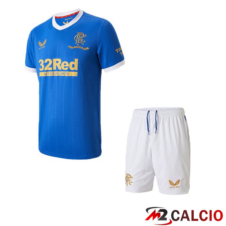Maglia Rangers FC Bambino Prima 2021/22
