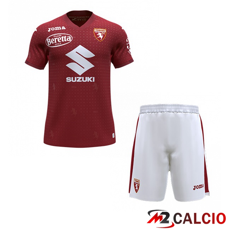 Maglie Calcio Personalizzate,Tute Calcio Squadre,Maglia Nazionale Italiana Calcio | Maglie Calcio Torino FC Bambino Prima 21/22