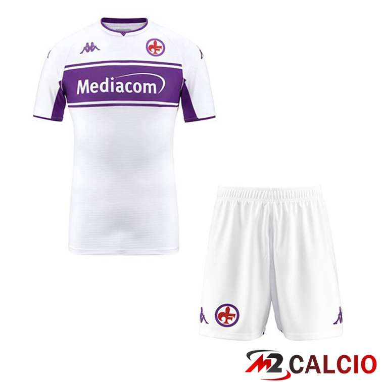Maglie Calcio Personalizzate,Tute Calcio Squadre,Maglia Nazionale Italiana Calcio | Maglie Calcio ACF Fiorentina Bambino Seconda 21/22