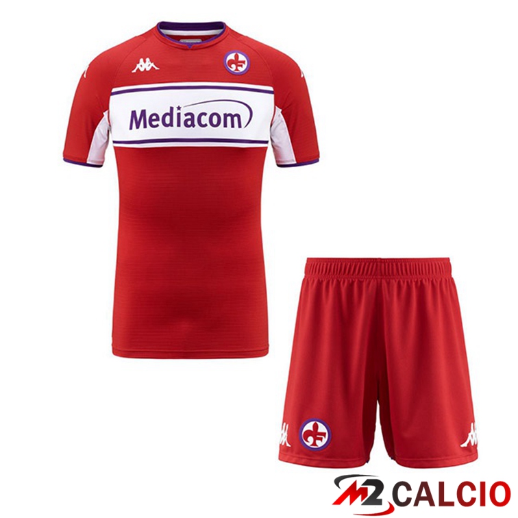 Maglie Calcio Personalizzate,Tute Calcio Squadre,Maglia Nazionale Italiana Calcio | Maglie Calcio ACF Fiorentina Bambino Quatrieme 21/22