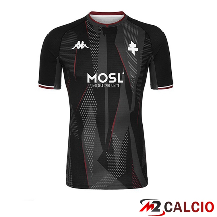 Maglie Calcio Personalizzate,Tute Calcio Squadre,Maglia Nazionale Italiana Calcio | Maglie Calcio FC Metz Terza Nero 21/22