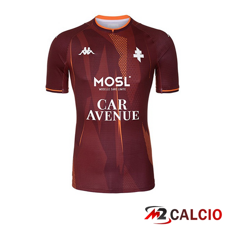 Maglie Calcio Personalizzate,Tute Calcio Squadre,Maglia Nazionale Italiana Calcio | Maglie Calcio FC Metz Prima Rosso 21/22
