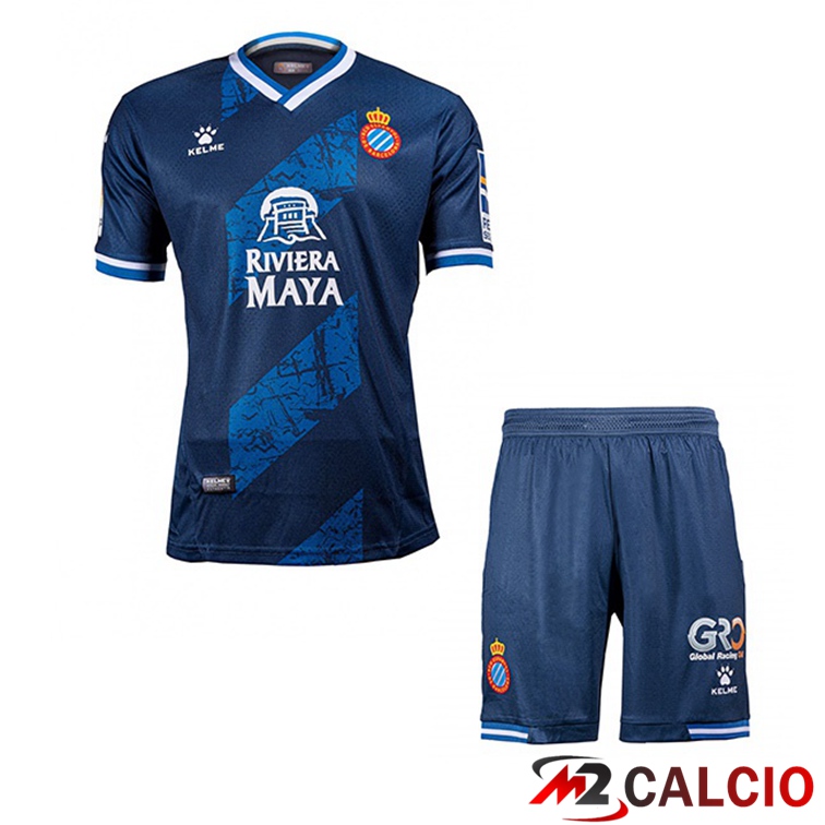 Maglie Calcio Personalizzate,Tute Calcio Squadre,Maglia Nazionale Italiana Calcio | Maglie Calcio RCD Espanyol Bambino Terza 21/22