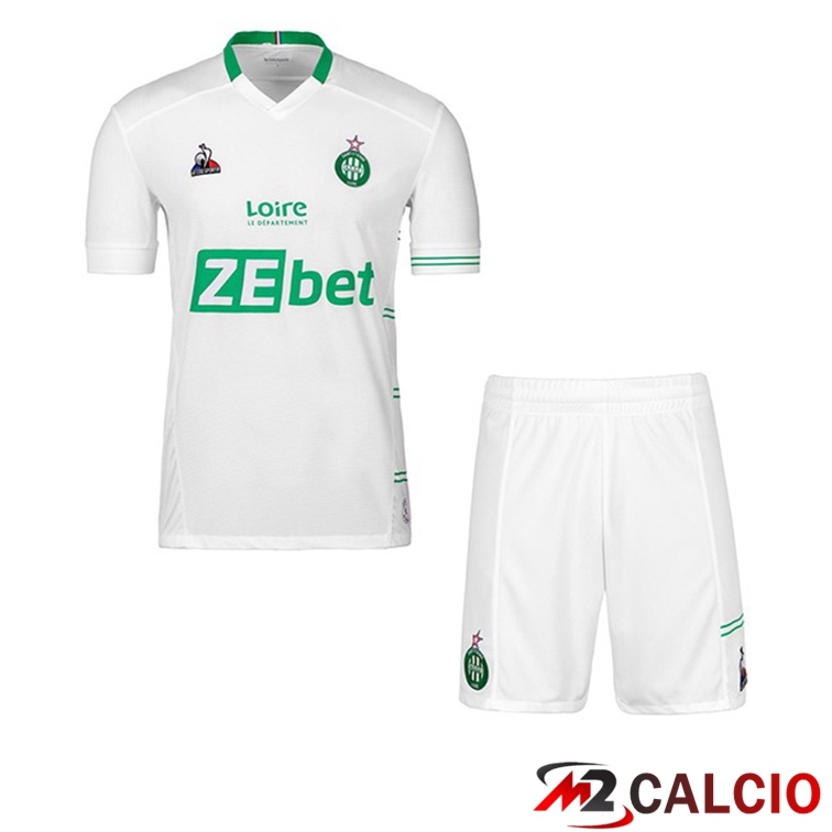 Maglie Calcio Personalizzate,Tute Calcio Squadre,Maglia Nazionale Italiana Calcio | Maglie Calcio AS St Etienne Bambino Seconda 21/22