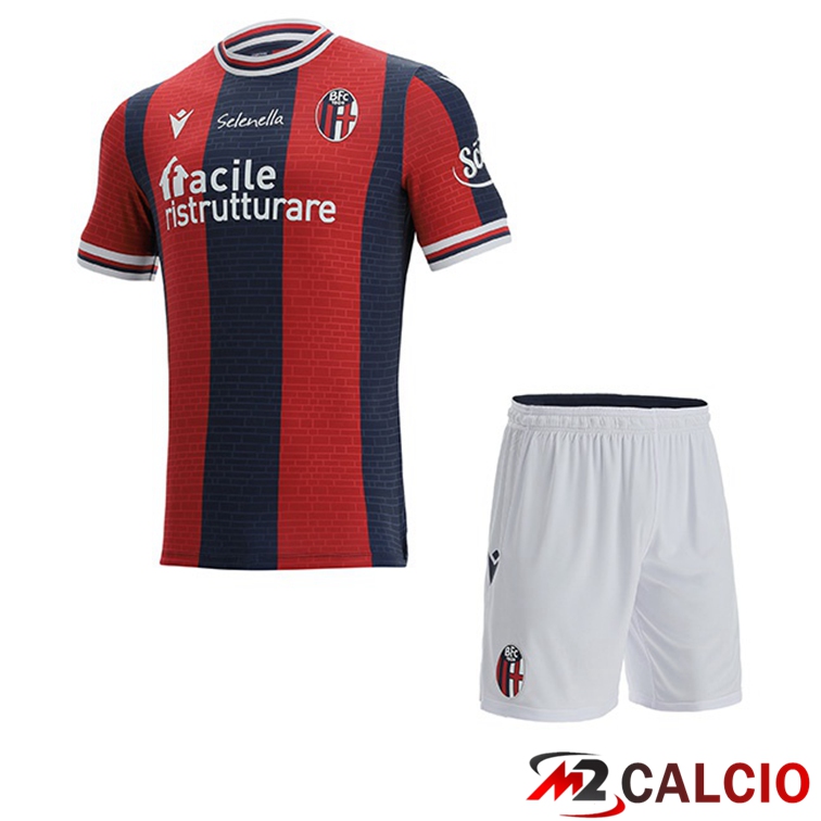 Maglie Calcio Personalizzate,Tute Calcio Squadre,Maglia Nazionale Italiana Calcio | Maglie Calcio Bologna Bambino Prima 21/22