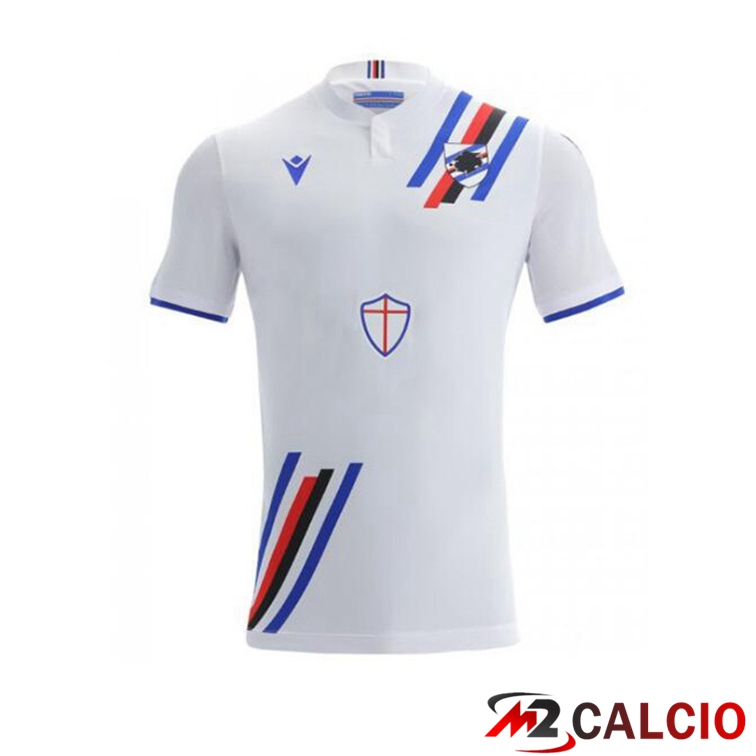 Maglie Calcio Personalizzate,Tute Calcio Squadre,Maglia Nazionale Italiana Calcio | Maglie Calcio UC Sampdoria Seconda Bianco 21/22