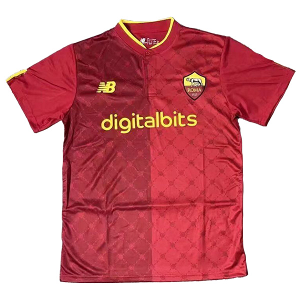 Maglie Calcio Personalizzate,Tute Calcio Squadre,Maglia Nazionale Italiana Calcio | Maglie Calcio AS Roma Prima Rosso 2022/2023