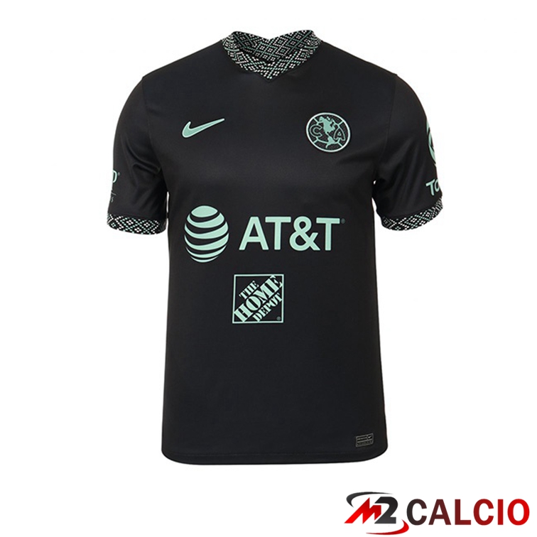 Maglie Calcio Personalizzate,Tute Calcio Squadre,Maglia Nazionale Italiana Calcio | Maglia Calcio Club America Terza Nero 2022/2023