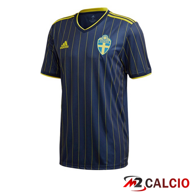 Maglie Calcio Personalizzate,Tute Calcio Squadre,Maglia Nazionale Italiana Calcio | Maglia Nazionale Svezia Seconda 2020/2021