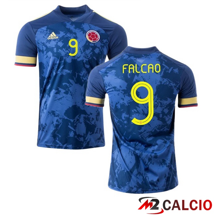 Maglie Calcio Personalizzate,Tute Calcio Squadre,Maglia Nazionale Italiana Calcio | Maglia Nazionale Colombia (FALCAO 9) Seconda 2020/2021