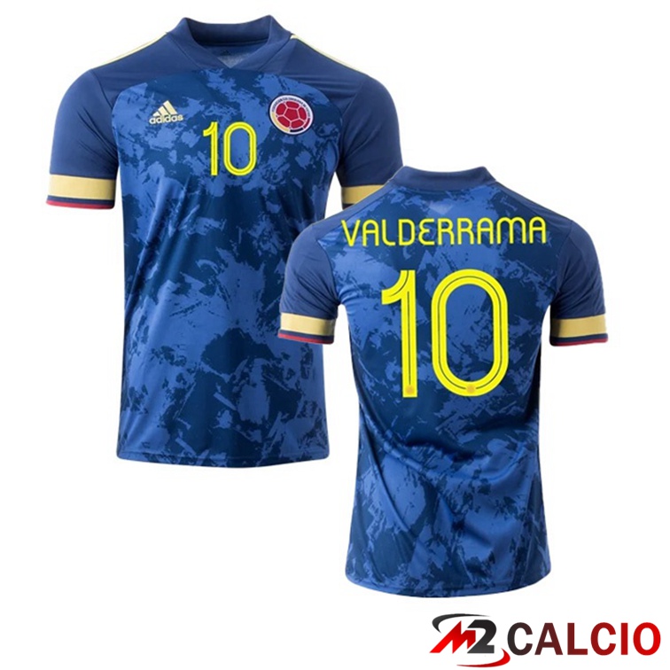 Maglie Calcio Personalizzate,Tute Calcio Squadre,Maglia Nazionale Italiana Calcio | Maglia Nazionale Colombia (VALDERRAMA 10) Seconda 2020/2021