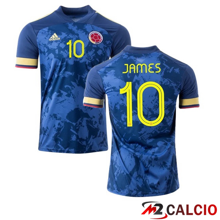 Maglie Calcio Personalizzate,Tute Calcio Squadre,Maglia Nazionale Italiana Calcio | Maglia Nazionale Colombia (JAMES 10) Seconda 2020/2021