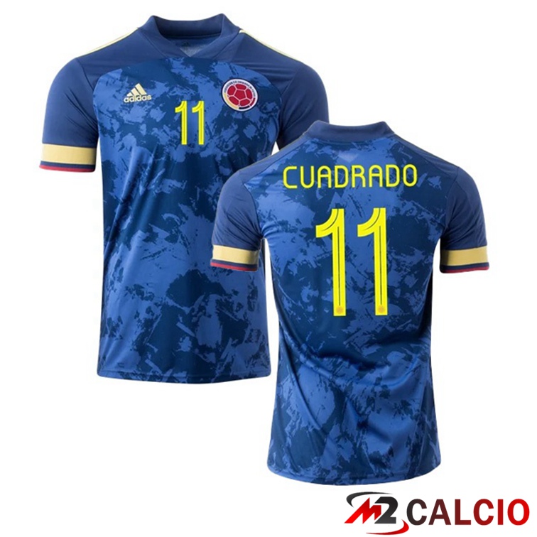 Maglie Calcio Personalizzate,Tute Calcio Squadre,Maglia Nazionale Italiana Calcio | Maglia Nazionale Colombia (CUADRADO 11) Seconda 2020/2021