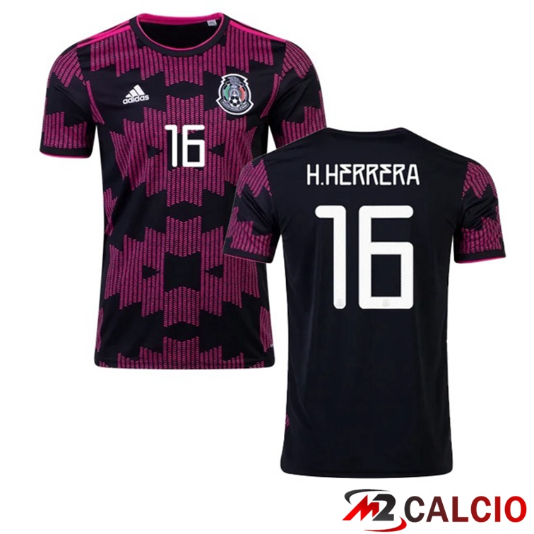 Maglie Calcio Personalizzate,Tute Calcio Squadre,Maglia Nazionale Italiana Calcio | Maglia Nazionale Messico (H.HERRERA 16) Prima 2020/2021