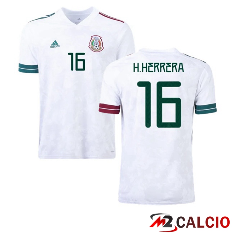 Maglie Calcio Personalizzate,Tute Calcio Squadre,Maglia Nazionale Italiana Calcio | Maglia Nazionale Messico (H.HERRERA 16) Seconda 2020/2021