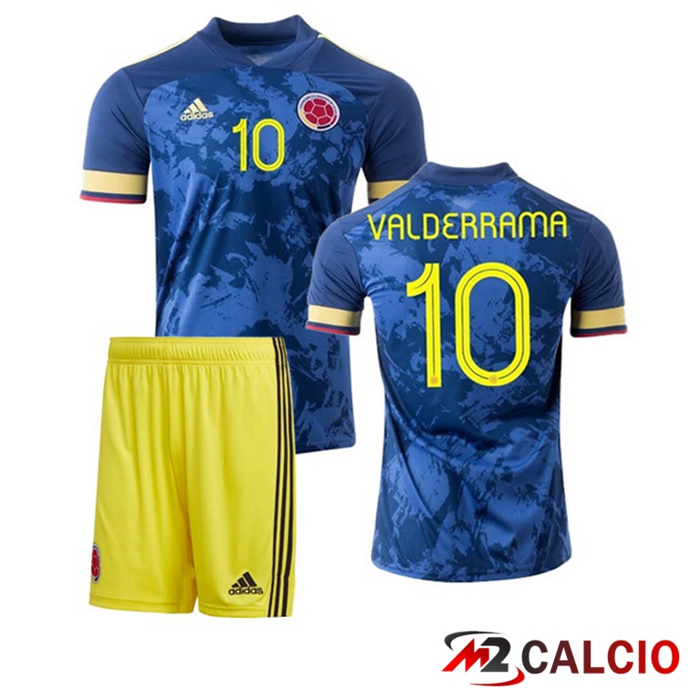 Maglie Calcio Personalizzate,Tute Calcio Squadre,Maglia Nazionale Italiana Calcio | Maglia Nazionale Colombia (VALDERRAMA 10) Bambino Seconda 2020/2021