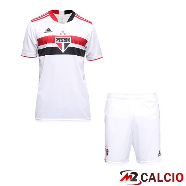 Maglie Calcio Personalizzate,Tute Calcio Squadre,Maglia Nazionale Italiana Calcio | Maglia Sao Paulo FC Bambino Prima 2021/22