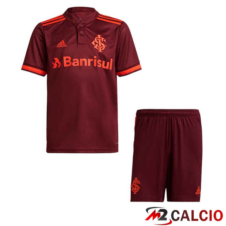 Maglie Calcio Personalizzate,Tute Calcio Squadre,Maglia Nazionale Italiana Calcio | Maglia SC Internacional Bambino Terza 2021/22