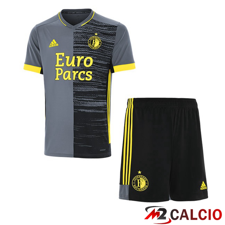 Maglie Calcio Personalizzate,Tute Calcio Squadre,Maglia Nazionale Italiana Calcio | Maglia Feyenoord Bambino Seconda 2021/22