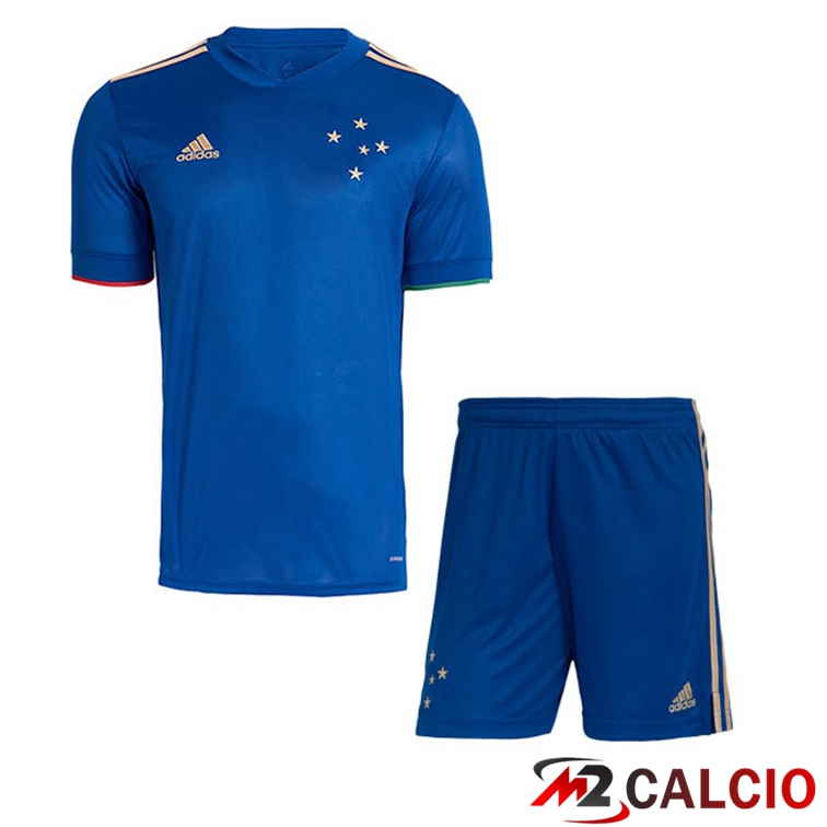 Maglie Calcio Personalizzate,Tute Calcio Squadre,Maglia Nazionale Italiana Calcio | Maglia Cruzeiro Bambino EC Prima 2021/22