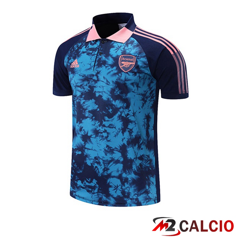 Maglie Calcio Personalizzate,Tute Calcio Squadre,Maglia Nazionale Italiana Calcio | Maglia Polo FC Arsenal Blu 2021/2022