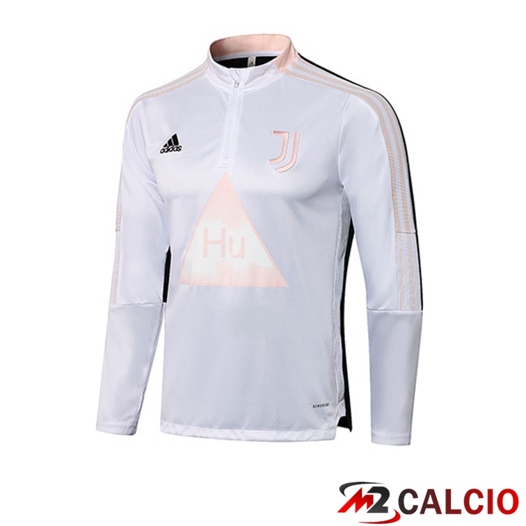 Maglie Calcio Personalizzate,Tute Calcio Squadre,Maglia Nazionale Italiana Calcio | Felpa Allenamento Juventus Bianco 2021/2022
