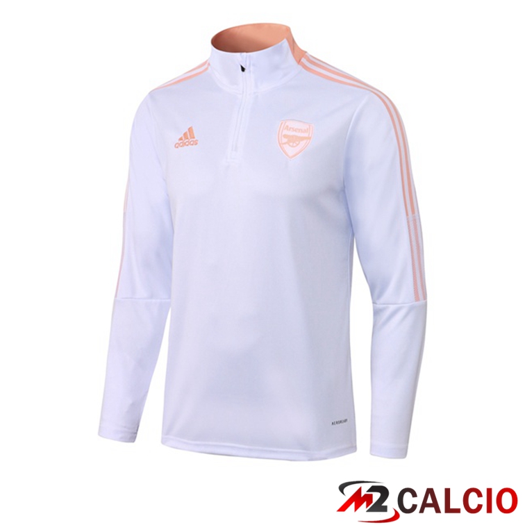 Maglie Calcio Personalizzate,Tute Calcio Squadre,Maglia Nazionale Italiana Calcio | Felpa Allenamento FC Arsenal Bianco 2021/2022