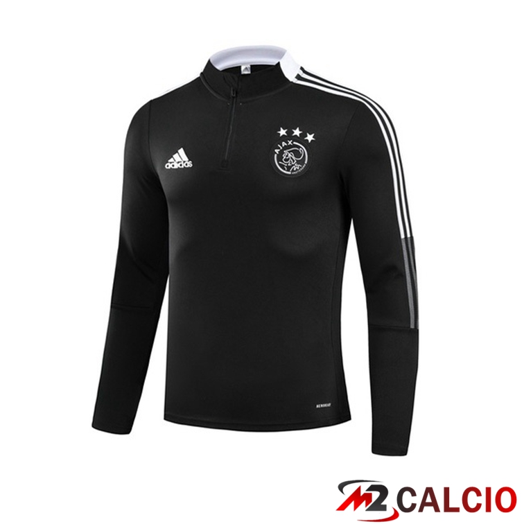 Maglie Calcio Personalizzate,Tute Calcio Squadre,Maglia Nazionale Italiana Calcio | Felpa Allenamento AFC Ajax Nero 2021/2022
