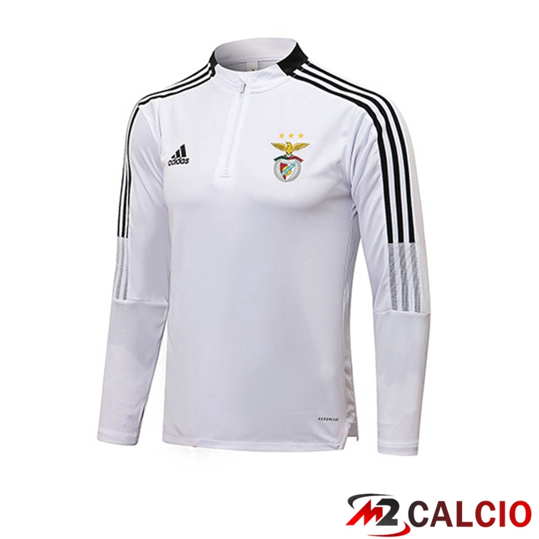 Maglie Calcio Personalizzate,Tute Calcio Squadre,Maglia Nazionale Italiana Calcio | Felpa Allenamento S.L Benfica Bianco 2021/2022