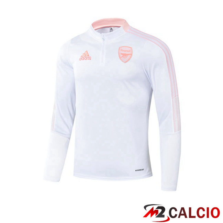 Maglie Calcio Personalizzate,Tute Calcio Squadre,Maglia Nazionale Italiana Calcio | Felpa Allenamento FC Arsenal Bianco 2021/2022