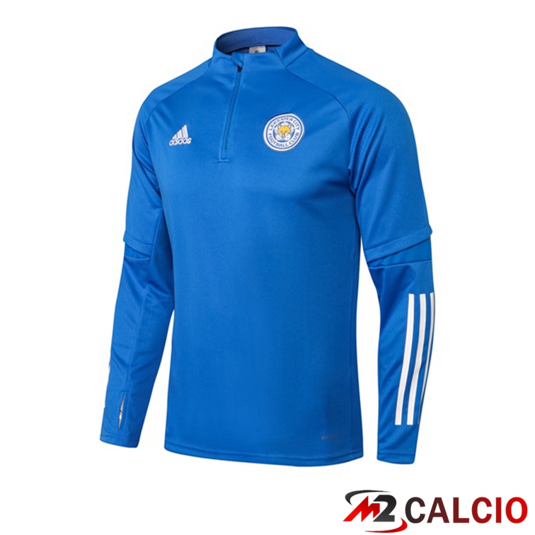 Maglie Calcio Personalizzate,Tute Calcio Squadre,Maglia Nazionale Italiana Calcio | Felpa Allenamento Leicester City Blu 2021/2022