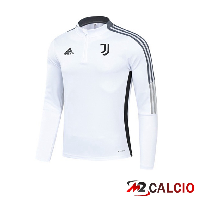 Maglie Calcio Personalizzate,Tute Calcio Squadre,Maglia Nazionale Italiana Calcio | Felpa Allenamento Juventus Bianco 2021/2022