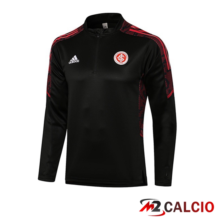 Maglie Calcio Personalizzate,Tute Calcio Squadre,Maglia Nazionale Italiana Calcio | Felpa Allenamento SC Internacional Nero 2021/2022
