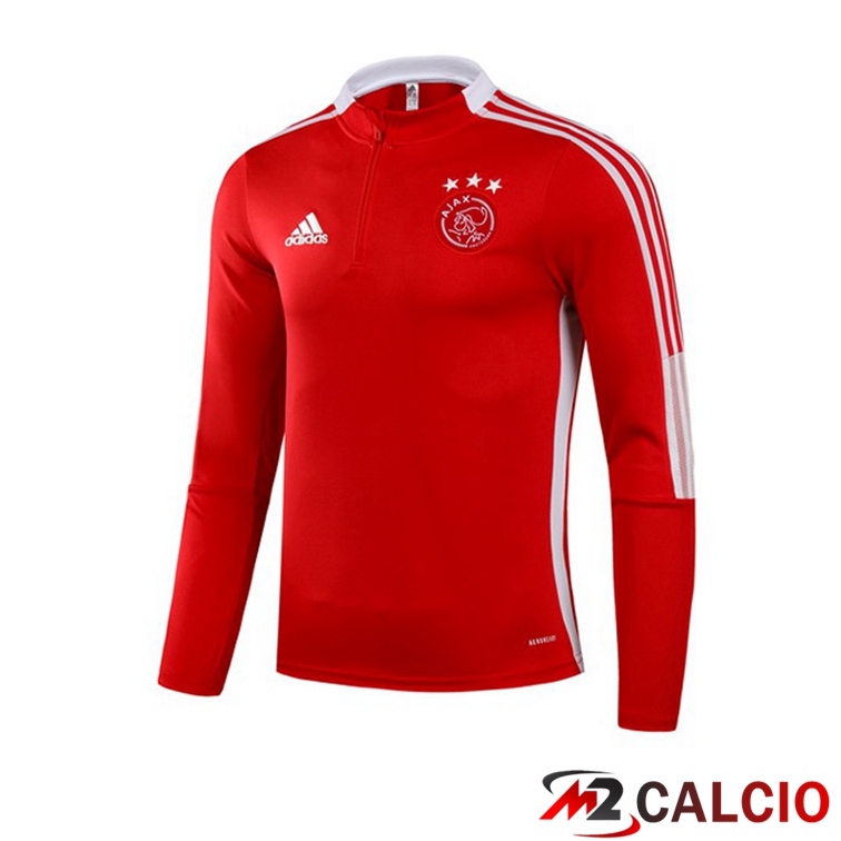 Maglie Calcio Personalizzate,Tute Calcio Squadre,Maglia Nazionale Italiana Calcio | Felpa Allenamento AFC Ajax Rosso 2021/2022