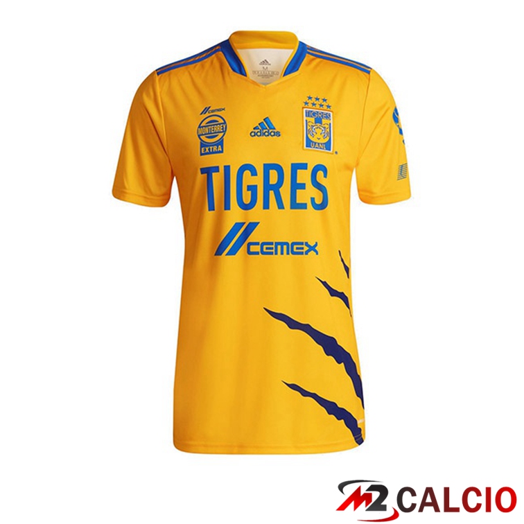 Maglie Calcio Personalizzate,Tute Calcio Squadre,Maglia Nazionale Italiana Calcio | Maglia Tigres UANL Prima 2021/22