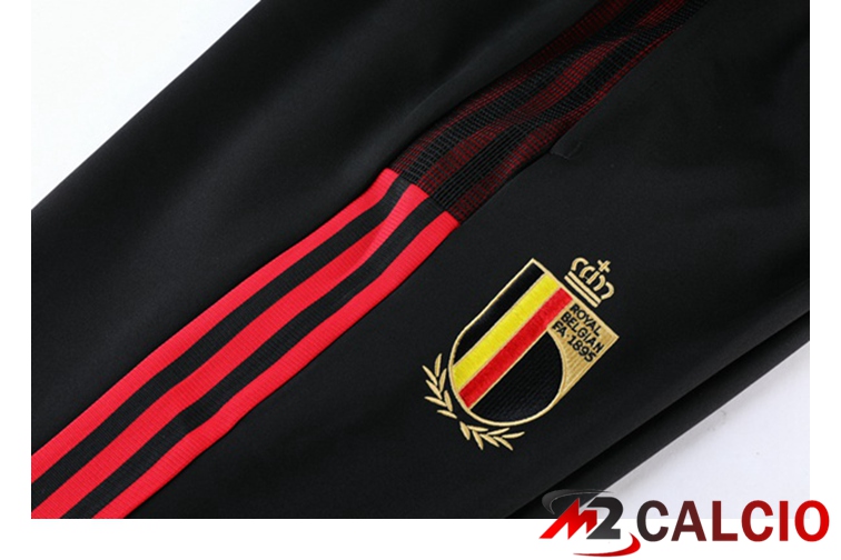 Insieme Tuta Calcio - Giacca Belgio Nero 2021/2022
