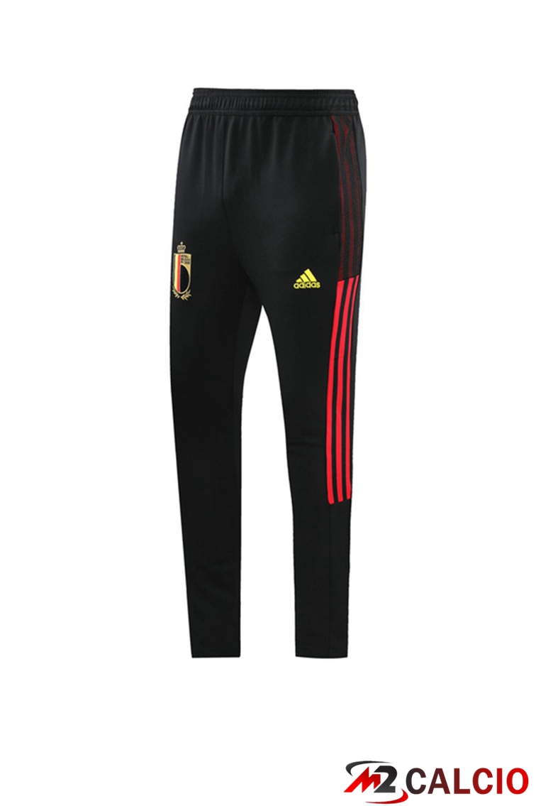 Insieme Tuta Calcio - Giacca Belgio Nero 2021/2022