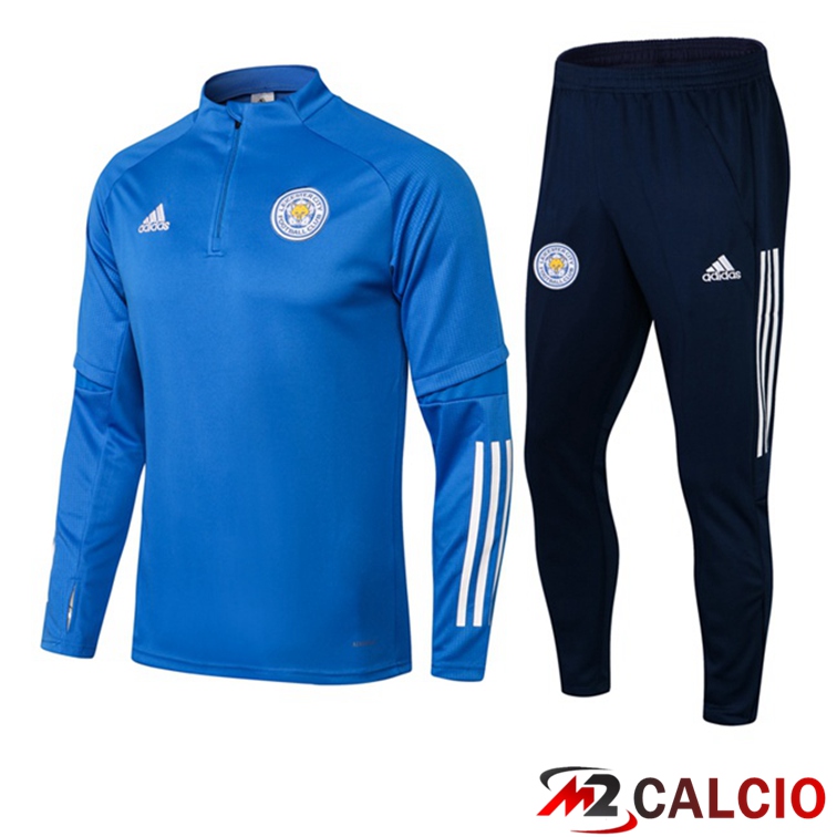 Maglie Calcio Personalizzate,Tute Calcio Squadre,Maglia Nazionale Italiana Calcio | Insieme Tuta Calcio Leicester City Blu 2021/2022